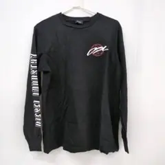 DIESEL ブラック ロングスリーブ Tシャツ