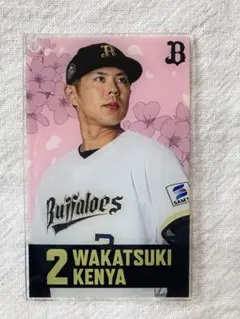 オリックス　アクリルカード　若月健矢