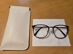JINS メガネ 眼鏡 度なし Combination Metal