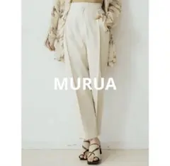 MURUA ホワイト スラックス 裏地付き