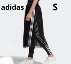 完売品adidas originals チュールスカート トレフォイル 透け感のサムネイル