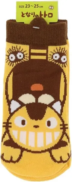 福助 となりのトトロ ネコバス 靴下 23-25cm