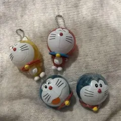 ドラえもん クリアなおっきなぷらりんドラえもん　4種セット　平成レトロ