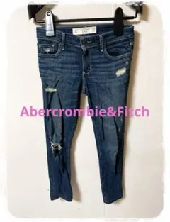 ☘️P1☘Abercrombie&Fitch ストレッチ ダメージデニム 25