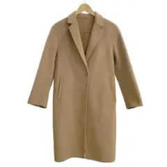 ［美品］UNIQLO ダブルフェイスロングコート S