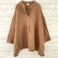 アーバンリサーチドアーズ リネンリヨセル スキッパーシャツ 【F】 プルオーバー