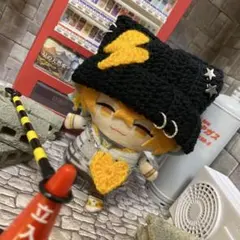 雷モチーフ【匿名配送】にじぱぺっと　にじぱぺ　ぱぺ服　帽子　10cmぬい