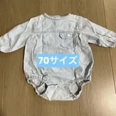 tete a tete ベビー ロンパース 70サイズ デニム風