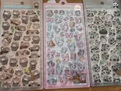 ボンボンドロップシール　3枚セット