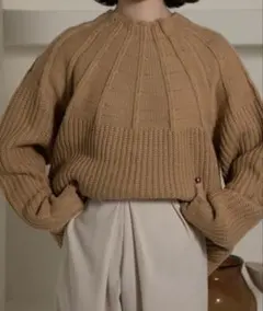 美品 lawgy 2パターンコンビネーションニット