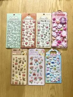 シールまとめ売り　ぷっくりシール　ぷくぷくシール　おしりシール