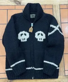 【80s】 Jamaican Style ドクロ カウチンニット ドクロ ニット カウチン 80s】 Jamaican Style ドクロ カウチンニット