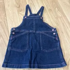 デニム ジャンバースカート 90