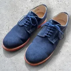 【米国製】WALK-OVER ウォークオーバー ネイビースエード 25.5cm