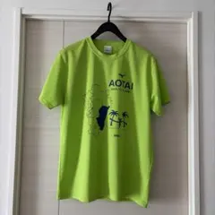 青島太平洋マラソンMizuno 蛍光グリーン Tシャツ XLサイズ 2025のサムネイル