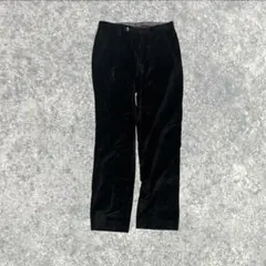 ALFANI ベロアスラックス 黒 きれいめ モードのサムネイル