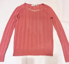 MISCH MASHI ビジューリブニット ピンクのサムネイル