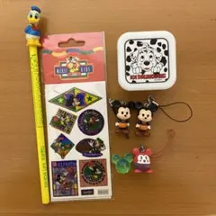 ディズニー　ストラップ他セット