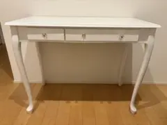 《GART|ガルト》アイニ デスク 机 ドレッサー　ヨーロピアン　ホワイト