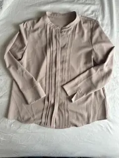 【美品】ナチュラルビューティベーシック　フロントタックブラウス