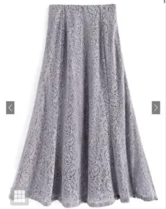 GRL 花柄レースバックレースアップマーメイドスカート[tt006] ブルー