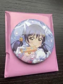ラブライブ！ μ's キャットツインテール 缶バッジ 園田海未 - メルカリ