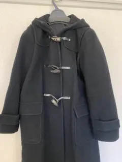 美品！ミラオーウェンの黒ダッフル！ウール87%でしっかりあたたかい！