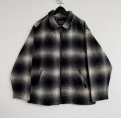 幻 80s エディーバウアー オンブレ ウールジャケット XL ブラック