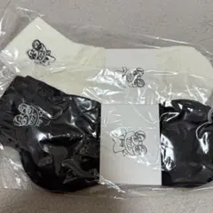 小川智大 靴下 サポーターグッズ FC 靴下 ソックス 白 黒 セット