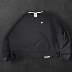 NIKE FLY クルーネック スウェット ワンポイントロゴ ブラック XL