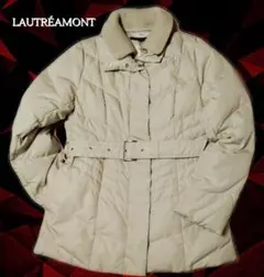 LAUTREAMONT ダウンジャケット ショート丈 薄いベージュ M