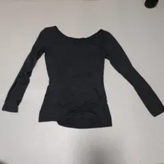 H556 グレー 長袖 ラウンドネック　ヒートテック　ユニクロ