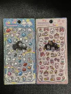 可愛いあわわちゃんプチドロップシール2点　海外正規品