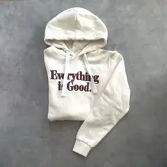 Bershka スウェット パーカー S アイボリー フーディー ベルシュカのサムネイル