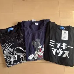 ミッキー　Tシャツ　3枚セット ユニセックスサイズ