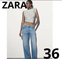 ZARA ワイドレッグデニム 36サイズ