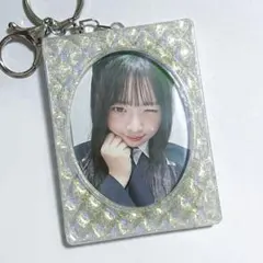 B8 トレカ ケース デコ トレカキーホルダー レジン キルティング 偏光 ラメ