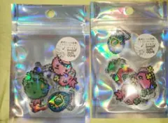 たまごっちオーロラホログラム加工クリアシール2パック