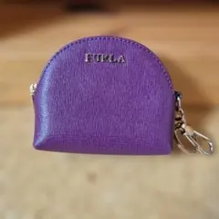 FURLA フルラ パープル コインケース ポーチ