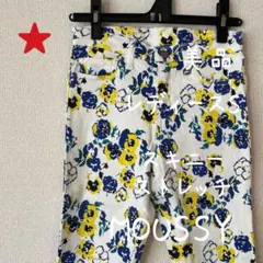 【美品】ストレッチスキニーパンツ MOUSSY/マウジー ホワイトデニム