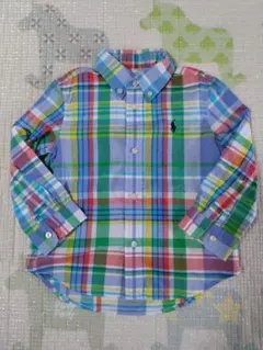 Ralph Lauren ベビー チェック柄シャツ 24m 80-90cm