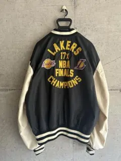 Lakers MA-1 NEW ERA×alpha×NBA