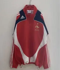 良デザイン！ トラックトップ フランス代表 adidas／トラックジャケット