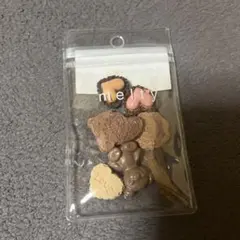 メルティ チョコレートデコパージュ素材 8個入り　ハートタルト　デュオショコラ