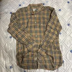 Burberrys バーバリーズ 90s ノバチェック 長袖シャツ 刺繍 古着