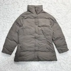 Montbell モンベル トラベルダウンコート 茶色 グレー レディースS