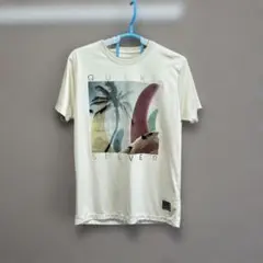 Quiksilver クイックシルバー Tシャツ ペールオレンジ 薄い黄色 Sのサムネイル