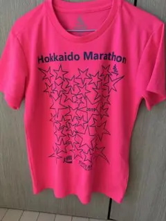 Hokkaido Marathon 2019 ピンクTシャツ