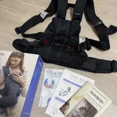 【BABYBJÖRN】ベビービョルン　ブラック 抱っこ紐 メッシュ　箱付
