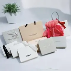 ブランド ショップ袋 リボン セット売り ショッパー ボックス ラッピング 美品